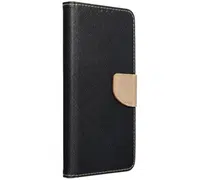 Flipové pouzdro Fancy pro Xiaomi Redmi 9A, černá/zlatá