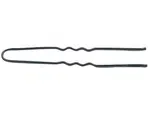 Vlnitá vlásenka Sibel - 7 cm, černá - 500 g (947050002) + dárek zdarma