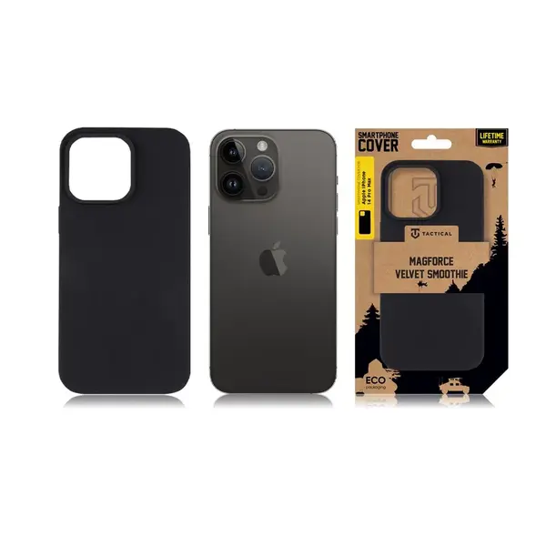 Zadní kryt Tactical MagForce Velvet Smoothie pro Apple iPhone 14 Pro Max, asphalt