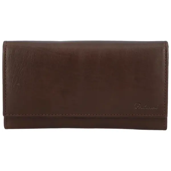 Dámská kožená peněženka hnědá - Delami Otilia