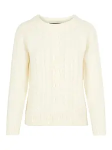Vero Moda Petite Sveter 'VMPRIYA'  prírodná biela
