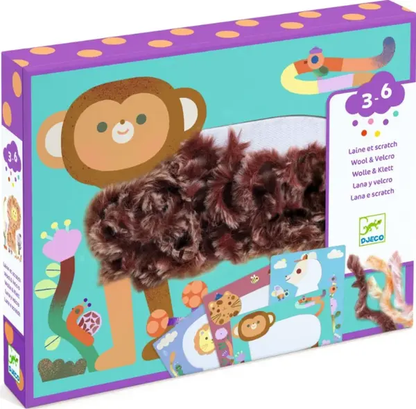 Kreativní sada Wool & Velcro - Chlupatí kamarádi