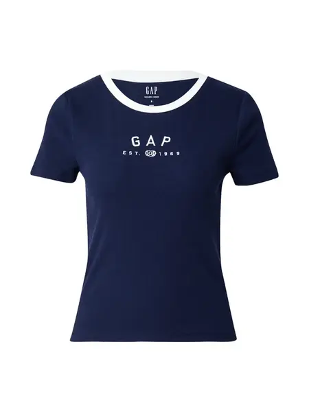 GAP Tričko  námornícka modrá / biela