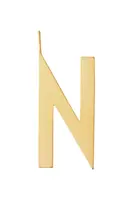 Pozlacený stříbrný přívěsek Design Letters