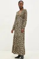 Šaty Answear.LAB béžová barva, maxi