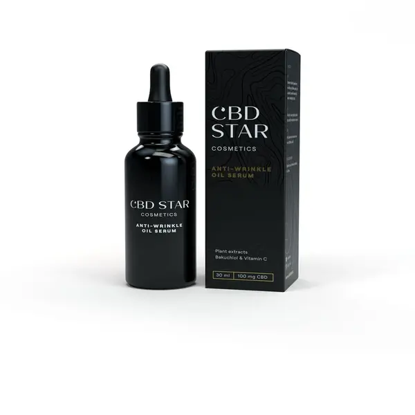 cbdstar Anti-Wrinkle Oil Serum bakuchiol & vit. C, 30 ml