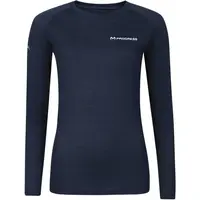 PROGRESS MA NDRZ 125 Dámské merino triko s dlouhým rukávem, černá, velikost