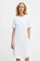 Bavlněné šaty Armani Exchange bílá barva, mini, 8NYAGY YJ68Z