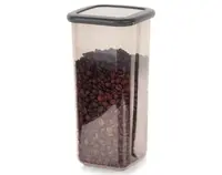 Dóza na potraviny 1,6 l, šedá čirá