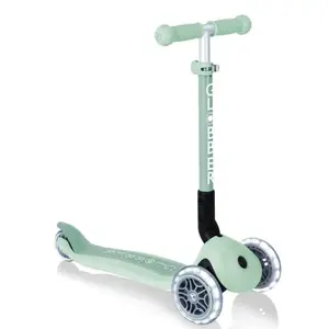 Globber koloběžka Junior Foldable lights Ecologic - Pistachio