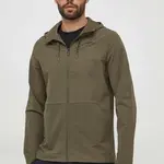 Bunda Reebok pánská, zelená barva, přechodná