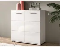 Skříňka Prego, 80 cm, bílá lesk