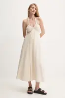 Šaty Answear.LAB béžová barva, midi