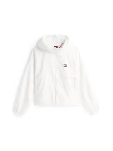 Tommy Jeans Prechodná bunda 'Essential'  biela