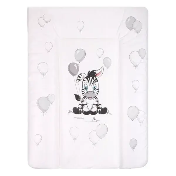 NEW BABY ZEBRA Prebaľovacia mäkká podložka, biela, veľkosť