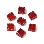 Handmade Gold Sand Lampwork Beads