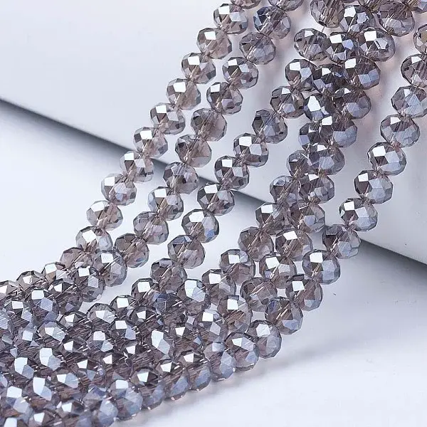 Electroplate Glass Beads Strands