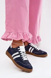 Zazoo N1068 Semišové Dámské Tenisky Modré