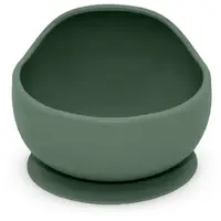 Petite&Mars Take&Match Silicone Bowl miska s prísavkou Misty Green 6 m+ 360 ml