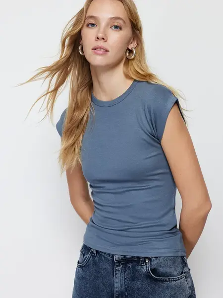 Trendyol Tričko  antracitová