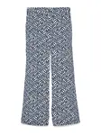 VERO MODA Nohavice 'VMJOSIE'  krémová / tmavomodrá