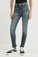 Džíny Tommy Jeans dámské, tmavomodrá barva, DW0DW19766