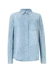 Lala Berlin Blúzka 'Bekki'  modrá denim / tmavomodrá