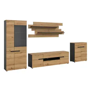 Livetastic OBÝVACÍ STĚNA dub artisan