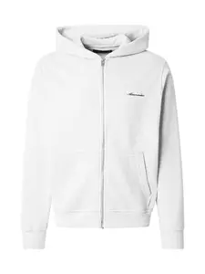 Abercrombie & Fitch Tepláková bunda  sivá / čierna