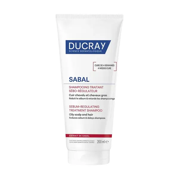 DUCRAY Sabal Šampon regulující tvorbu mazu 200 ml