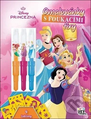 Omalovánky s foukacími fixy: Disney Princezny