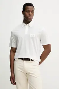 Armani Exchange  Bavlněné polo tričko