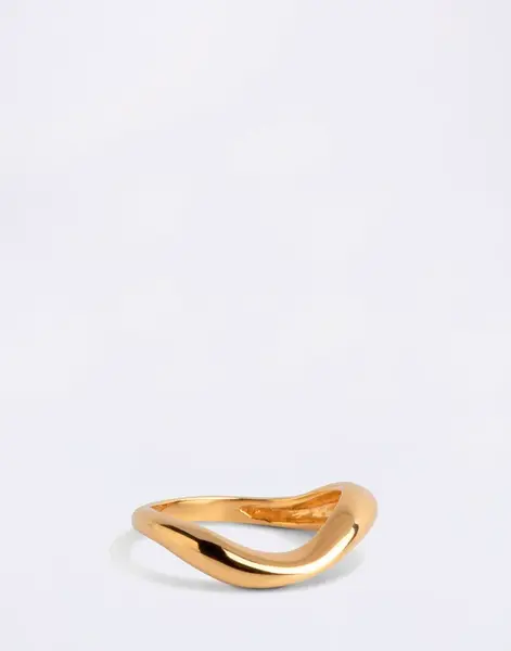 ENAMEL Copenhagen Ring, Agnete Small 925S/GP 50