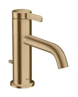 Axor One - Umývadlová batéria s výpusťou, EcoSmart, kefovaný bronz 48000140