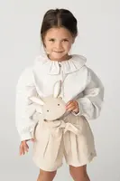 Dětská kožená kabelka Donsje Blinc Purse Pink Bunny