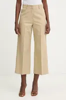 Kalhoty s příměsí lnu Weekend Max Mara ZIRCONE