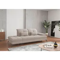 Sit & More LENOŠKA, textil, šedobéžová