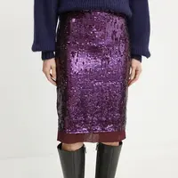 Sukně Pinko fialová barva, mini, 104372 A27N