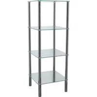 XXXL REGÁL, čiré, ocel, 39/107/39 cm