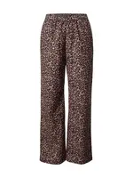 Lindex Pyžamové nohavice  hnedá / svetlohnedá / čierna