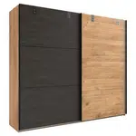 MID.YOU SKŘÍŇ S POSUVNÝMI DVEŘMI, barvy grafitu, barvy dubu,