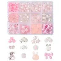 Mixed Shape & Mixed Style Acrylic Beads Findings Kits
