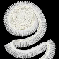 4 Yards Polyester Pleated Lace Trim