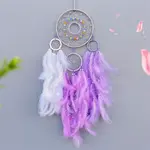 Woven Web/Net with Feather Decorations