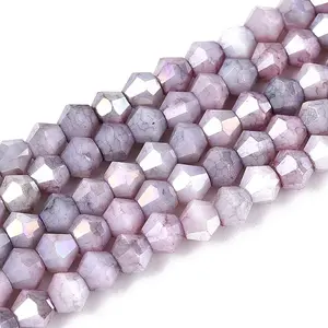 Ombre Effect Dyed Glass Beads Strands