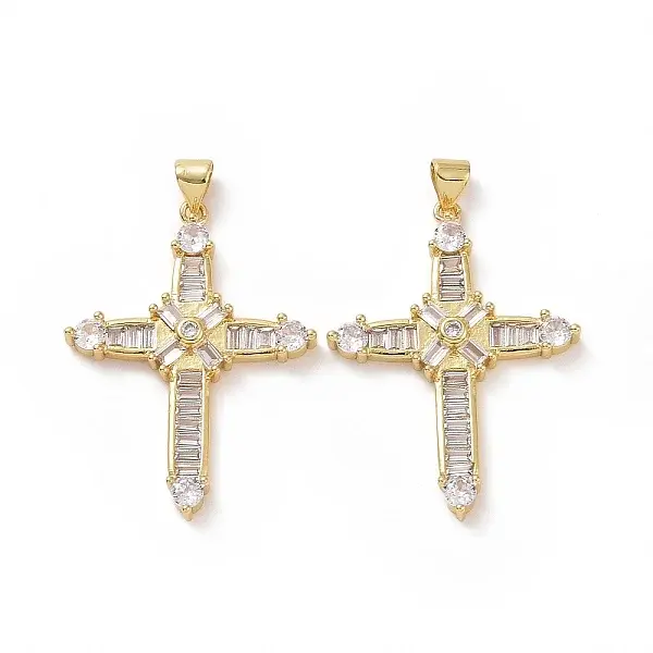 Brass Cubic Zirconia Pendants