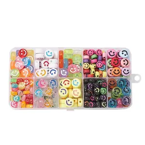 290Pcs Opaque & Transparent Acrylic Beads