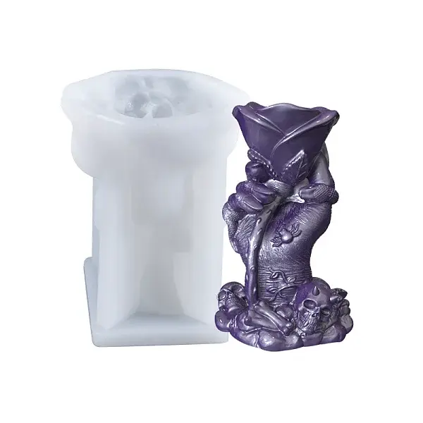 DIY Silicone Statue Candle Holder Molds