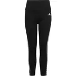 adidas ESSENTIALS AEROREADY 3-STRIPES HIGH-WAISTED Dievčenské legíny, čierna, veľkosť