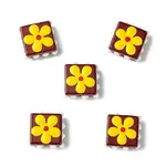 5Pcs Handmade Lampwork Enamel Beads